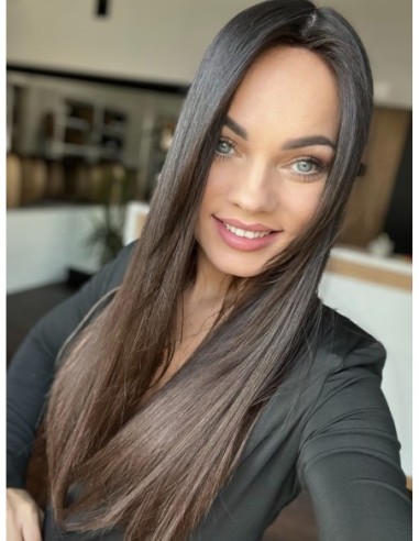 "KASIA  60 CM" TOPPER Z WŁOSÓW NATURALNYCH