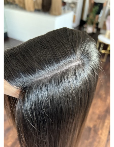 "KASIA  60 CM" TOPPER Z WŁOSÓW NATURALNYCH