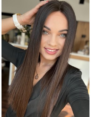 KASIA 50 CM"S"-PERUKA LACE TOP Z WŁOSÓW NATURALNYCH PREMIUM  VIRGIN 2