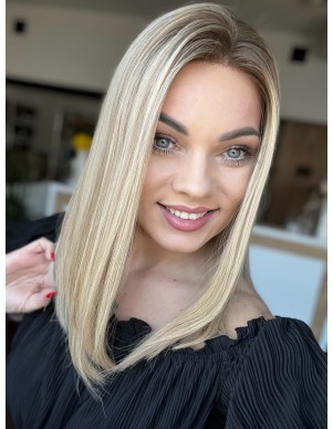 "ANIA 40 CM "S"  "LACE TOP PERUKA Z WŁOSÓW NATURALNYCH  PREMIUM