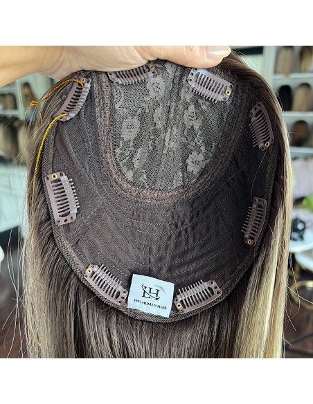 BAJA 45-50 CM-TOPPER Z WŁOSÓW NATURALNYCH PREMIUM