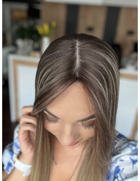 BAJA 45-50 CM-TOPPER Z WŁOSÓW NATURALNYCH PREMIUM