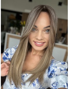 BAJA 45-50 CM-TOPPER Z WŁOSÓW NATURALNYCH PREMIUM 2