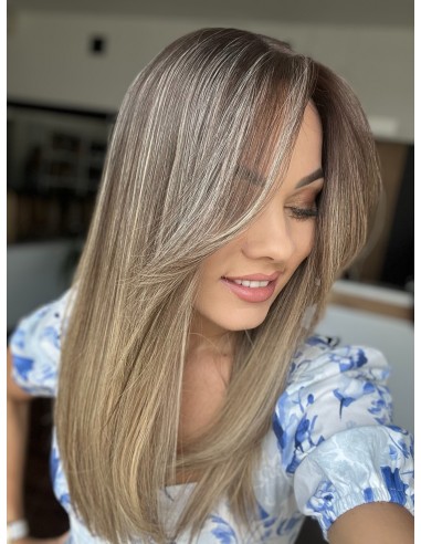 BAJA 45-50 CM-TOPPER Z WŁOSÓW NATURALNYCH PREMIUM