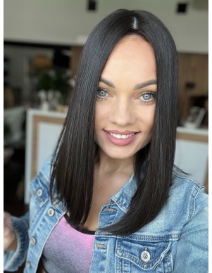 Ina 40 cm Topper z włosów naturalnych Virgin