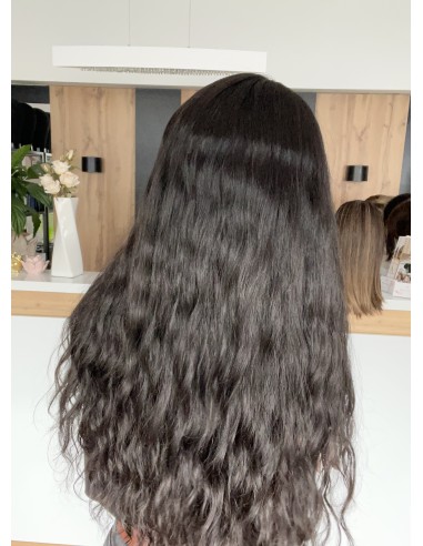 INA 70 CM" TOPPER Z WŁOSÓW NATURALNYCH  FALOWANYCH