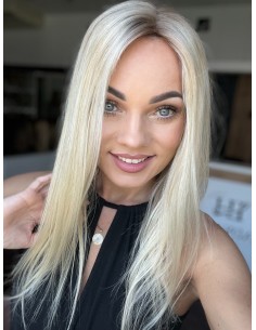 Elena 45MN- BLOND TOPPER Z WŁOSÓW NATURALNYCH 2
