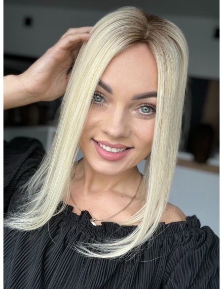 "Lio K60 35 cm"- Mini topper z włosów naturalnych 35cm