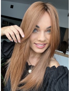 Topper Hana 45–50 cm – rudy cynamonowy, włosy naturalne