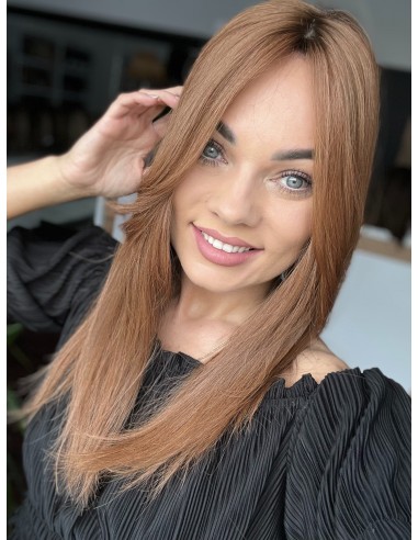 Topper Hana 45–50 cm – rudy cynamonowy, włosy naturalne