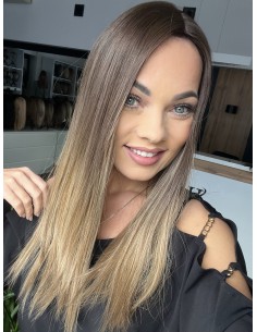 GABI 45-50 CM-TOPPER Z WŁOSÓW NATURALNYCH-PREMIUM 2
