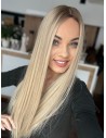 "ANIA 60 CM PREMIUM"-TOPPER Z WŁOSÓW NATURALNYCH