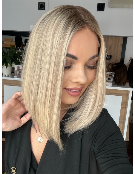 ANIA 30 CM PREMIUM "S"-PERUKA LACE FRONT Z WŁOSÓW NATURALNYCH