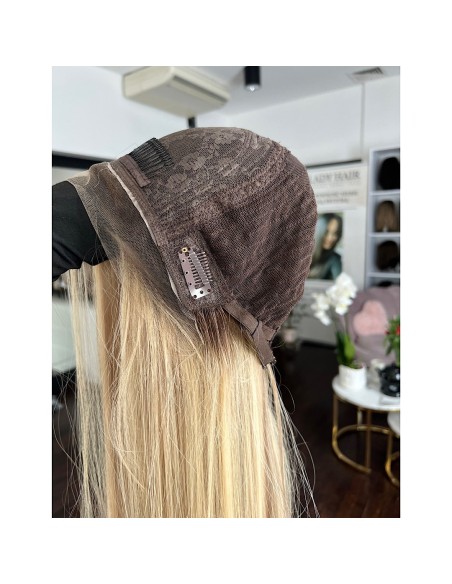 ANIA 40 CM PREMIUM "M"-PERUKA LACE FRONT Z WŁOSÓW NATURALNYCH