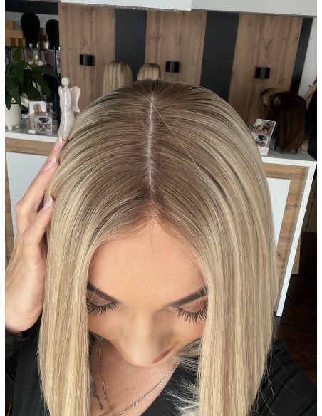 ANIA 40 CM PREMIUM "S"-PERUKA LACE FRONT Z WŁOSÓW NATURALNYCH