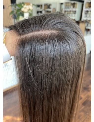 KASIA 40 CM "M"-PERUKA LACE FRONT Z WŁOSÓW NATURALNYCH PREMIUM  VIRGIN