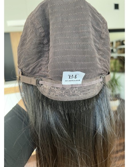 KASIA 40 CM "M"-PERUKA LACE FRONT Z WŁOSÓW NATURALNYCH PREMIUM  VIRGIN