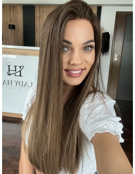 "Jagoda 60 cm Peruka z włosów naturalnych  "M" PREMIUM