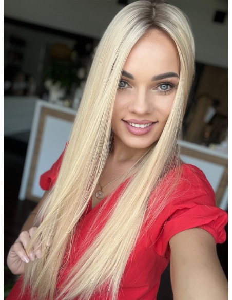 "KEJSI  60 CM  "TOPPER Z WŁOSÓW NATURALNYCH