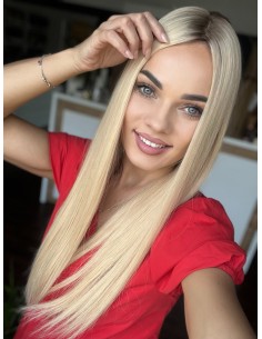 "KEJSI  60 CM  "TOPPER Z WŁOSÓW NATURALNYCH 2