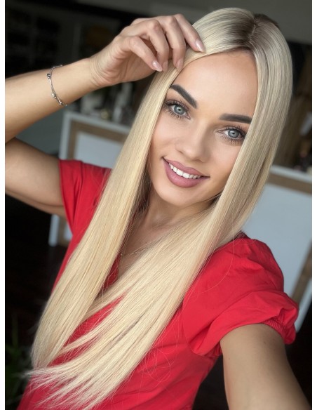 "KEJSI  60 CM  "TOPPER Z WŁOSÓW NATURALNYCH