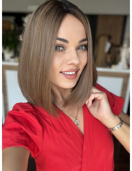 Julia MS 35 cm "S"-Peruka z włosów naturalnych
