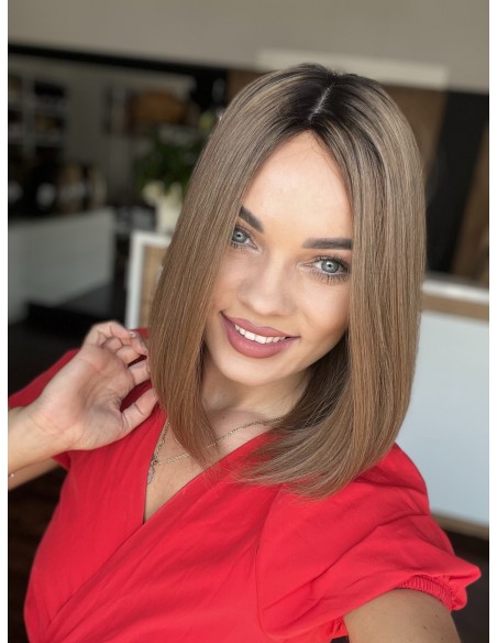 Julia MS 35 cm "S"-Peruka z włosów naturalnych