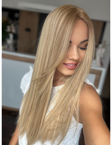 "DOMI 60CM"-DŁUGI TOPPER Z WŁOSÓW NATURALNYCH