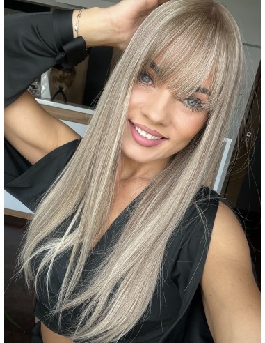 Topper Lila 50–55 cm – baleyage blond, włosy naturalne