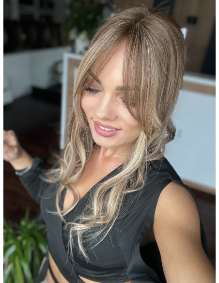 "Lio 6D "- Mini topper z włosów naturalnych  45 cm