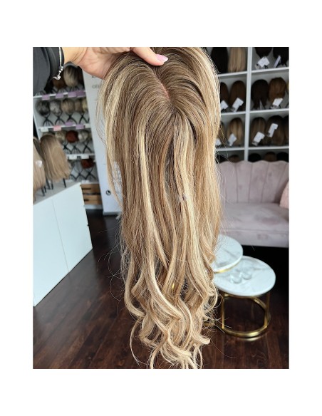 "Lio 6D "- Mini topper z włosów naturalnych  45 cm