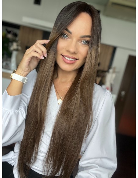 "TERESA 70 CM" DŁUGI TOPPER Z WŁOSÓW NATURALNYCH