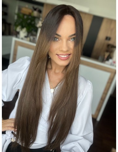 "TERESA 70 CM" DŁUGI TOPPER Z WŁOSÓW NATURALNYCH