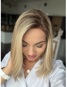 MILENA 35  LACE FRONT PERUKA Z WŁOSÓW NATURALNYCH  PREMIUM   "M" 2