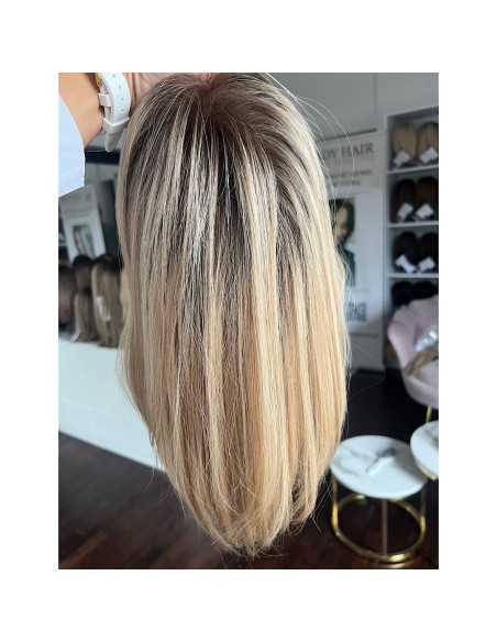 MILENA 35  LACE FRONT PERUKA Z WŁOSÓW NATURALNYCH  PREMIUM   "S"