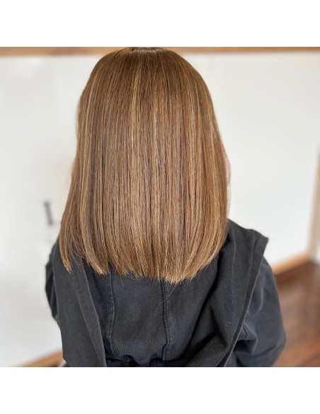 Peruka dziecięca z włosów naturalnych – ombre, lace front