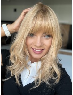 Topper Sheila 40–45 cm – blond z odrostem i grzywką, włosy naturalne 2