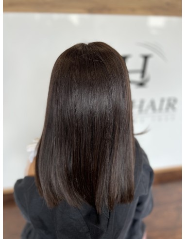 Peruka dziecięca z włosów naturalnych – ombre, lace front