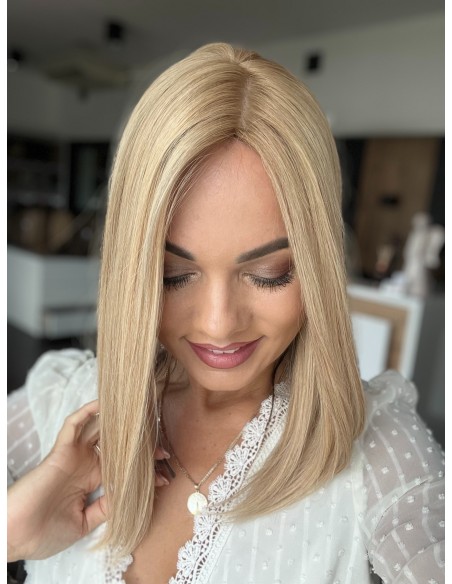 Topper Wilma 35 cm – baleyage blond, włosy naturalne