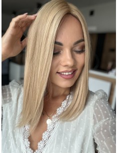 Topper Wilma 35 cm – baleyage blond, włosy naturalne 2