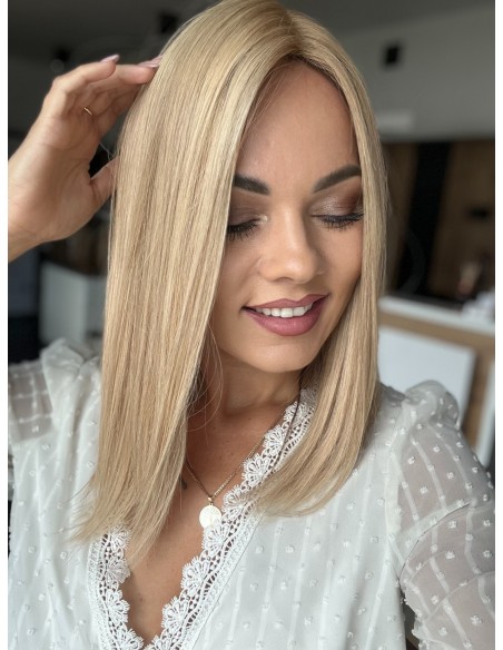 Topper Wilma 35 cm – baleyage blond, włosy naturalne