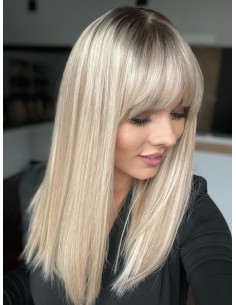 ANIA 45 CM PREMIUM "S"-PERUKA LACE FRONT Z WŁOSÓW NATURALNYCH+MIKROSKÓRA 2