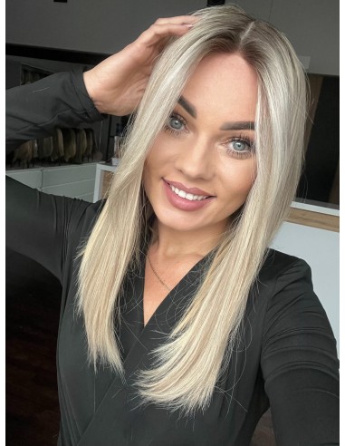 ANIA 45 CM PREMIUM "M"-PERUKA LACE FRONT Z WŁOSÓW NATURALNYCH+MIKROSKÓRA ANIA 45 CM PREMIUM "M"-PERUKA LACE FRONT Z WŁOSÓW NATURALNYCH+MIKROSKÓRA