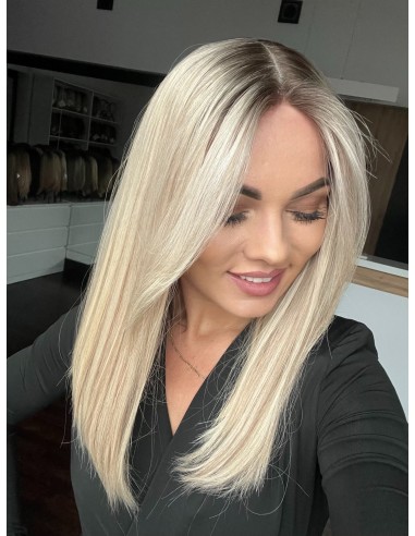 ANIA 45 CM PREMIUM "S"-PERUKA LACE FRONT Z WŁOSÓW NATURALNYCH+MIKROSKÓRA ANIA 45 CM PREMIUM "S"-PERUKA LACE FRONT Z WŁOSÓW NATURALNYCH+MIKROSKÓRA