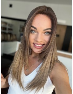 GABI 45-50 CM-TOPPER Z WŁOSÓW NATURALNYCH-PREMIUM 2