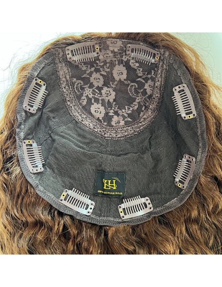 MAYA 45-50 TOPPER Z WŁOSÓW NATURALNYCH  KRĘCONYCH