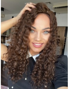 MAYA 45-50 TOPPER Z WŁOSÓW NATURALNYCH  KRĘCONYCH