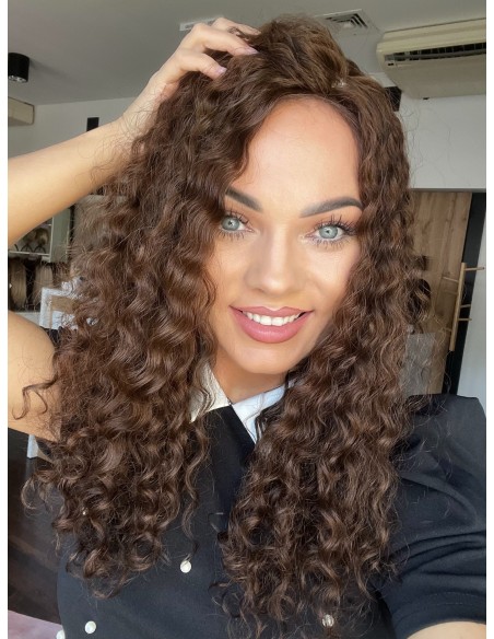 MAYA 45-50 TOPPER Z WŁOSÓW NATURALNYCH  KRĘCONYCH