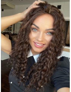 NILA 45-50 TOPPER Z WŁOSÓW NATURALNYCH  KRĘCONYCH