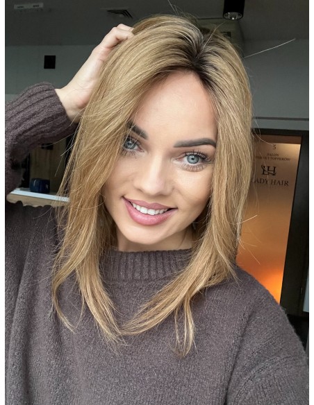 NAYA 02K-40 CM- TOPPER Z WŁOSÓW NATURALNYCH